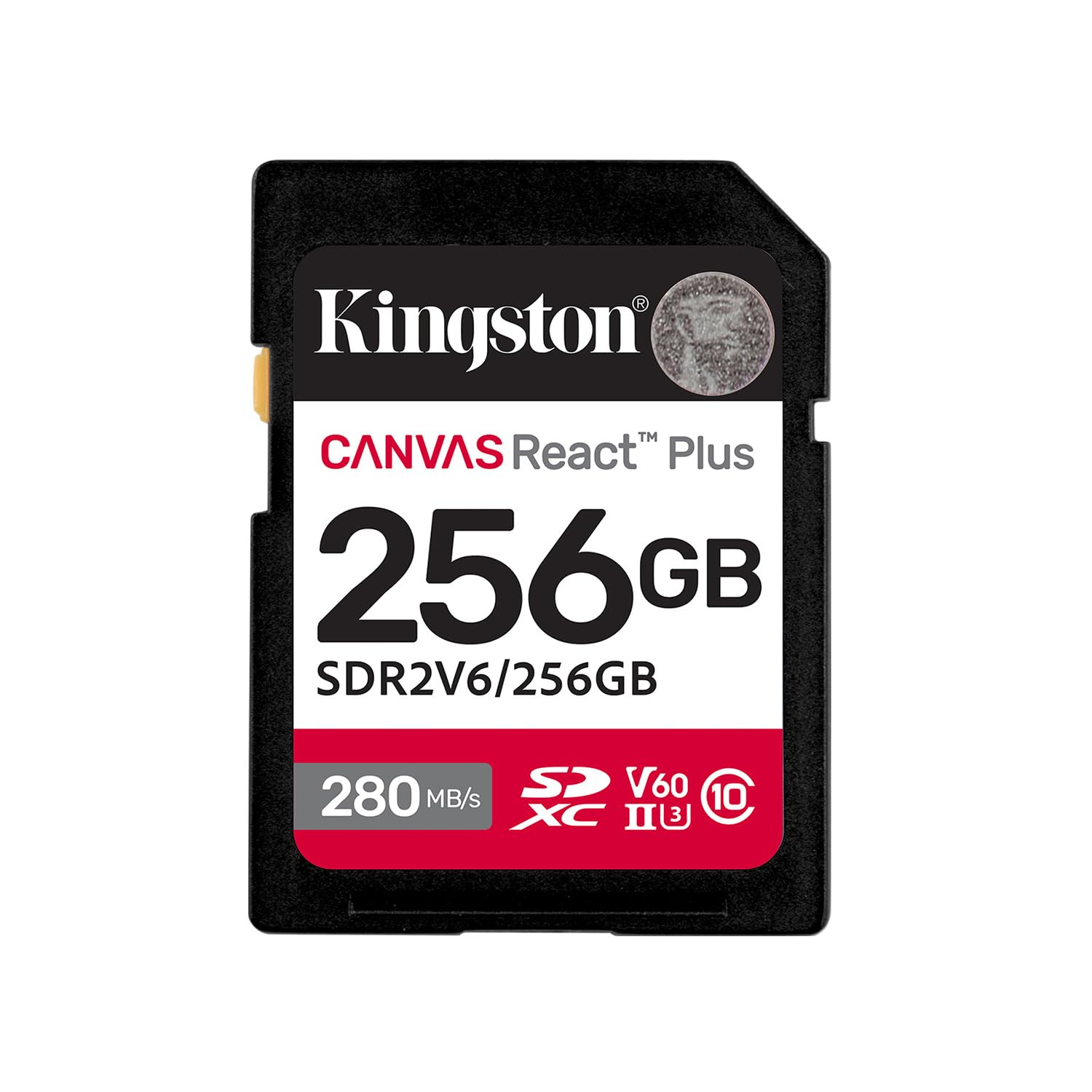 Kingston SDXCカード 256GB 最大280MB/s UHS-II V60 4K Canvas React Plus SDR2V6/256GB 製品寿命期間保証|道具セレクション