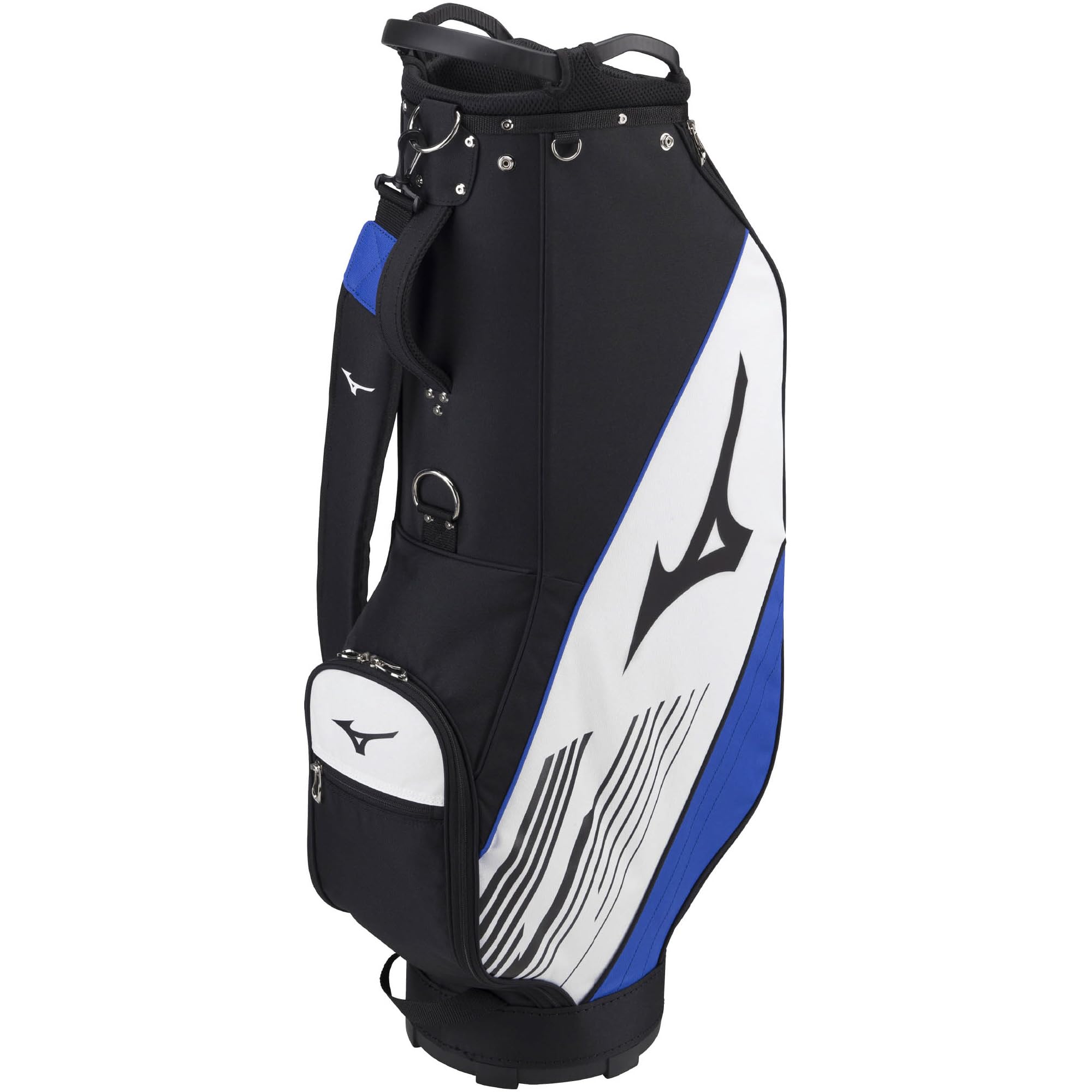 MIZUNO(ミズノ) ゴルフ キャディバッグ NX.2 メンズ ブラック×ブルー 5LJC2322