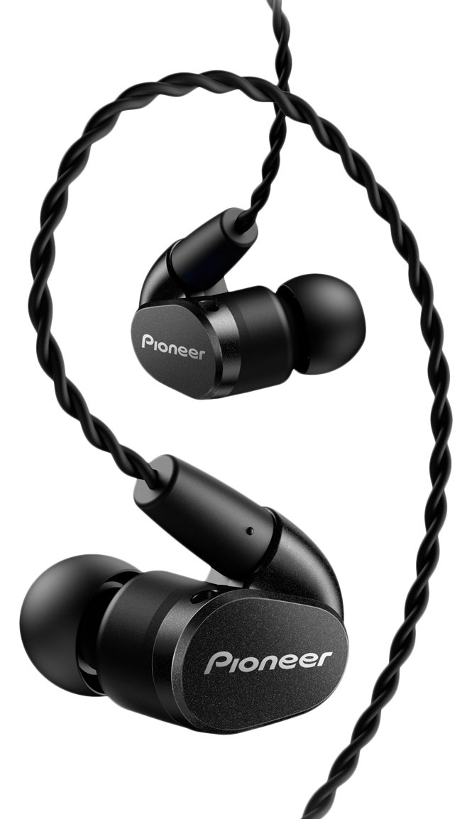 PIONEER ハイレゾ インイヤー エルゴノミック 絡まりにくいヘッドホン ブラック SE-CH5T(K)