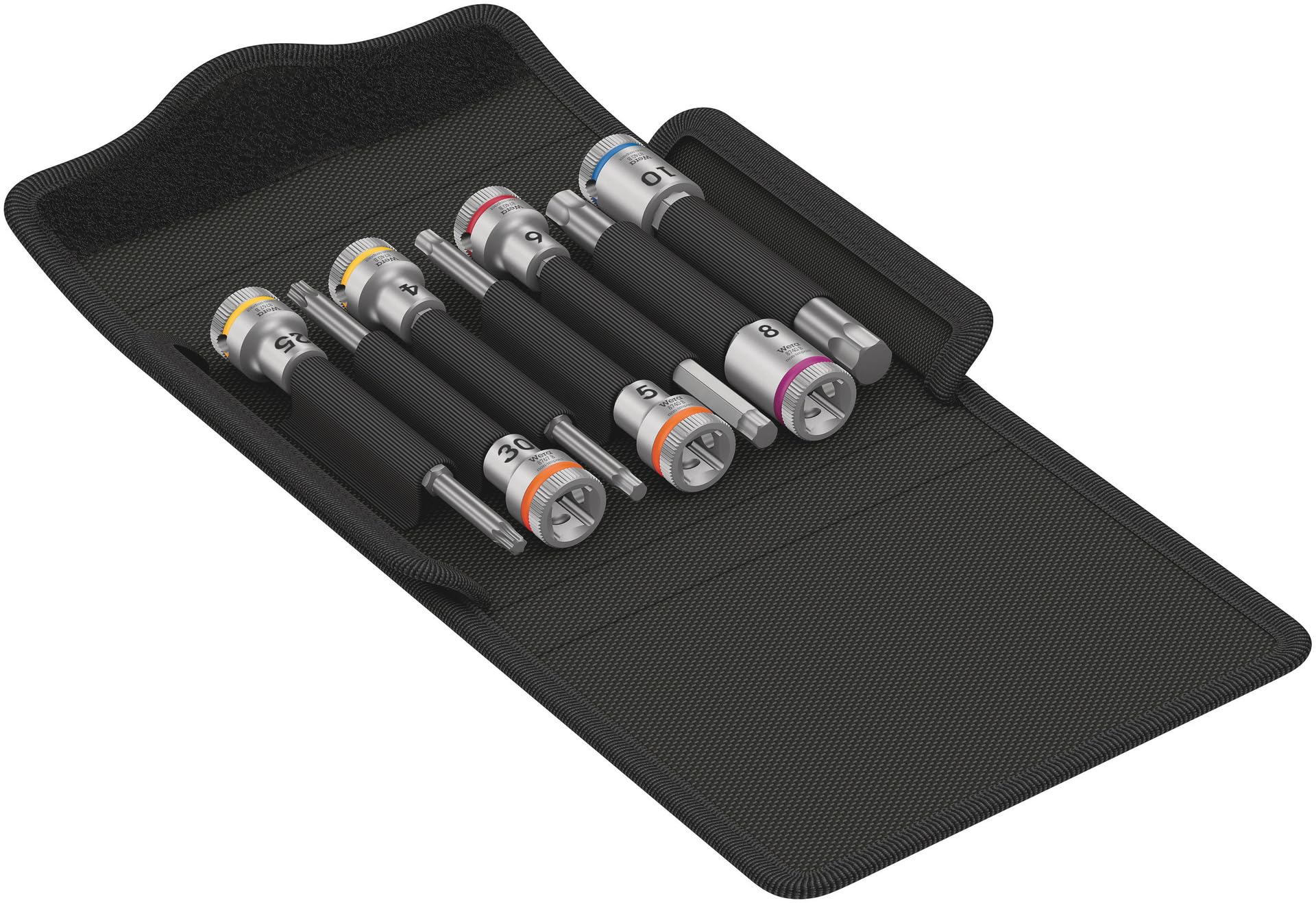 WERA ヴェラ 7点組 自転車整備 メンテナンス用 HEX TORX ビットソケットセット 004176｜道具セレクション