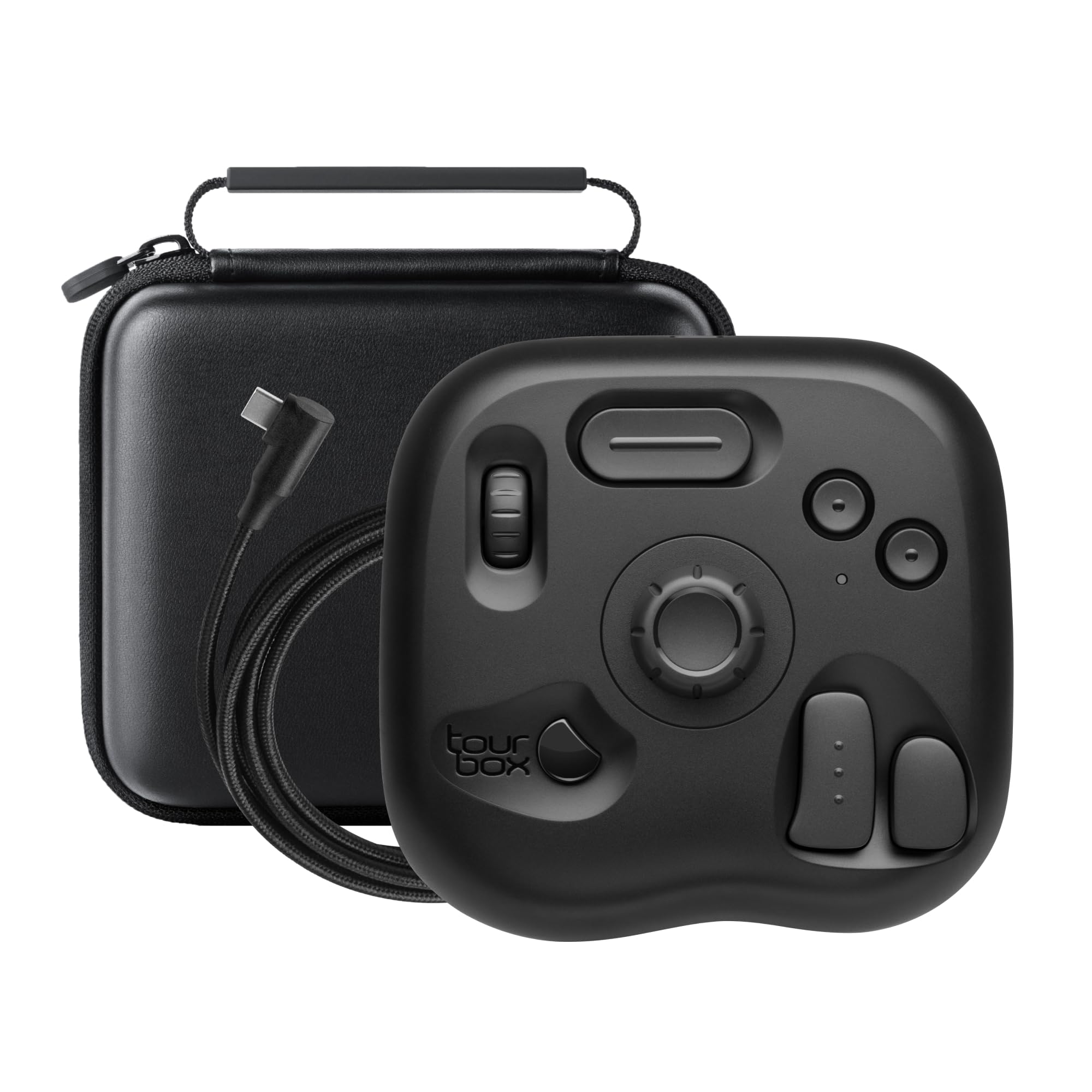 TourBox Lite [エントリー] 左手デバイス・片手キーボード ペンタブ最適パートナー Clip Studio Paintほか対応 直感ブラインド操作 専用ソフトでカスタム自在 日常作業・軽創作の作業効率向上|Mac/Windows対応、有線（ケー