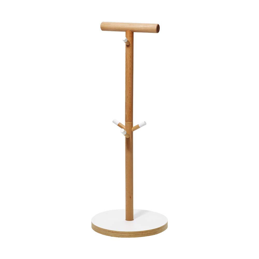 ideaco (イデアコ) コドモハンガー ホワイト 直径38cm 高さ100.5cm ランドセルハンガー・ランドセル収納 Plywood Series(プライウッドシリーズ) ideaco家具 furniture｜道具セレクション