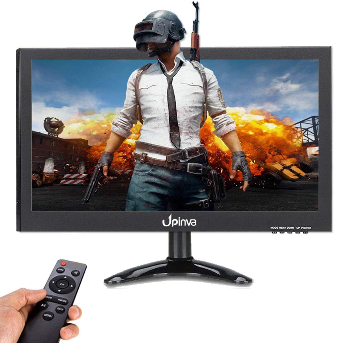 Upinva 11.6インチ モバイルモニター IPSモニタ1920x1080 液晶CCTVセキュリティモニタ PCディスプレイ のHDMI / BNC / VGA / AV / USB入力付きラズベリーパイ 日本語がある
