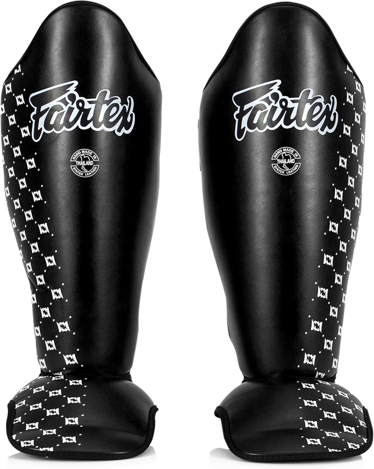 Fairtex 競技用 ムエタイ シンガード SP5 ・ ブラック ブルー イエロー レッド S