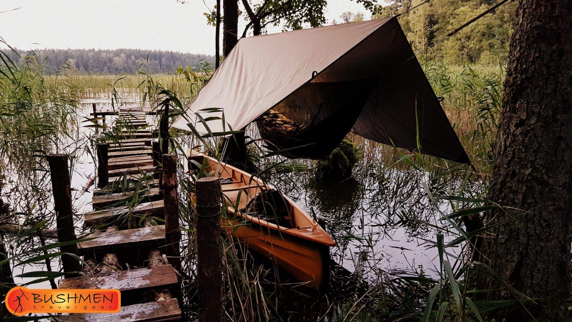 【BUSHMEN travel gear】 【ブッシュメン トラベル ギア】 Thermo-Tarp サーモ タープ 日本正規品 (3×3)