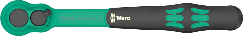 Wera(ヴェラ) 05005540001 | 8010 B Zyklop コンフォートラチェットセット 反転レバー, 9.525ミリ 3/8インチ x 230mm 【日本正規輸入品】