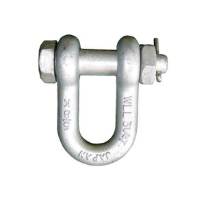 国産　US型強力SBシャックル　めっき　使用荷重35.0t