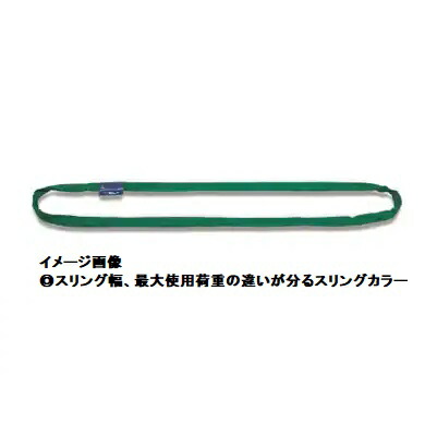 キトー ラウンドスリング エンドレス形 青色 使用荷重8.0T 全長10m