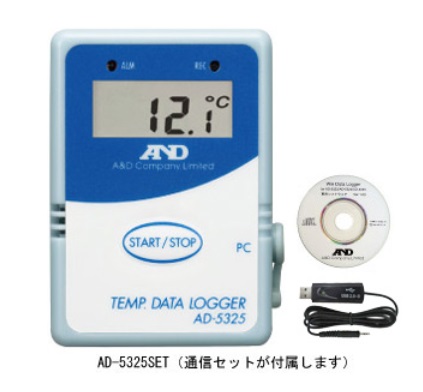 A&D (エー・アンド・デイ) 温度データロガー AD-5325SET