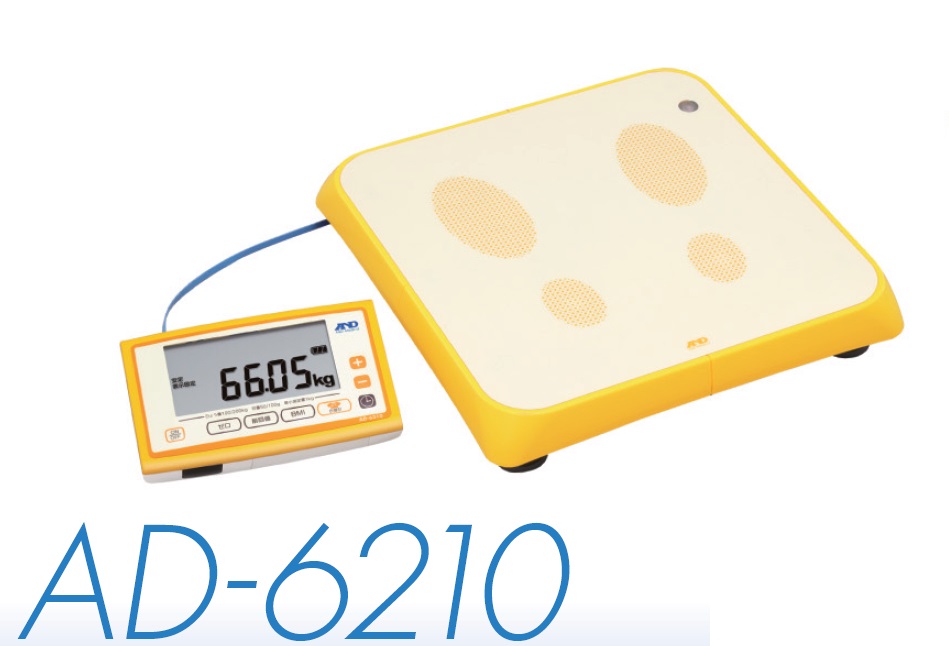 【尖んがり5倍】【直送品】 A\u0026D (エー・アンド・デイ) 御勤め用体量計 かっこ良い規模 AD-6210 (6区) (検見付)