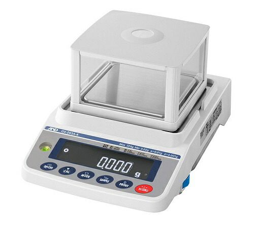 【直送品】 A\u0026D (エー・アンド・デイ) 内蔵重り型陰電子天びん GX-203A-K (GX203A-K) (考査付)