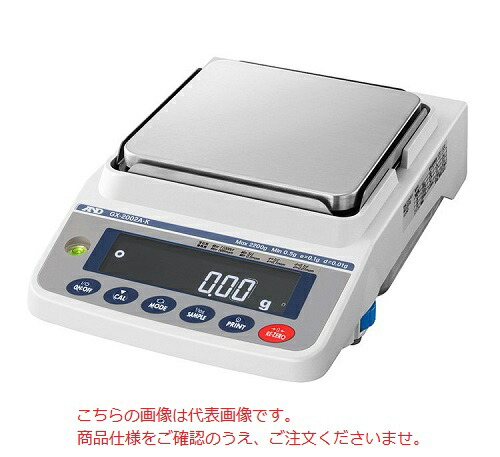 【ポイント10倍】【直送品】 A&D (エー・アンド・デイ) 内蔵分銅型電子天びん GX-6002A-K (GX6002A-K) (検定付)