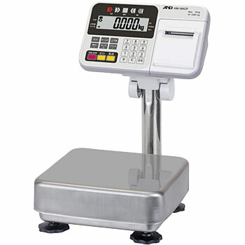 【直送品】 A\u0026D (エー・アンド・デイ) 防塵・雨合羽デジタル台はかり HW-10KCP (内蔵印刷工付)