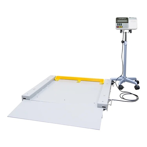 【直送品】 A\u0026D (エー・アンド・デイ) のり面付き添い人低床型台はかり HW-200KCPF 【大型】