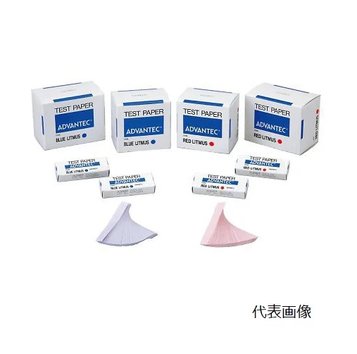 【ポイント10倍】【直送品】 ADVANTEC (アドバンテック) リトマス試験紙 紙箱入り(青)10mm&times;60mm 1200枚入 07020120｜道具屋さん店