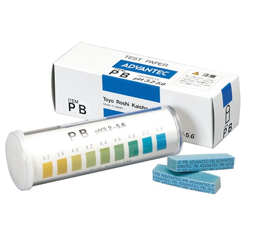 【直送品】 ADVANTEC (アドバンテック) PHテスト作業紙 瓶入り口・入口手あい PB 08001040