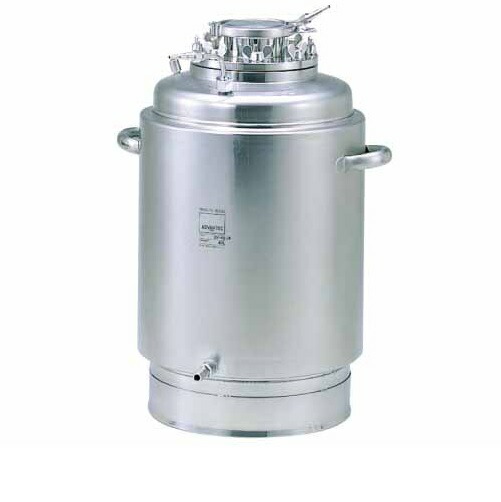【直送品】 ADVANTEC (アドバンテック) 加圧濾過用上衣攪拌台座付貯蔵タンク DV-40-JA (17321370)