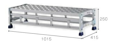 【尖んがり10倍】【直送品】 アルインコ 御役目台 CSBC-121S