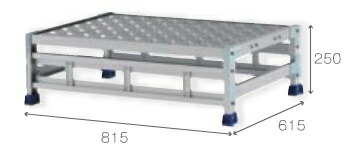 【尖んがり10倍】【直送品】 アルインコ 御役目台 CSBC-128WS