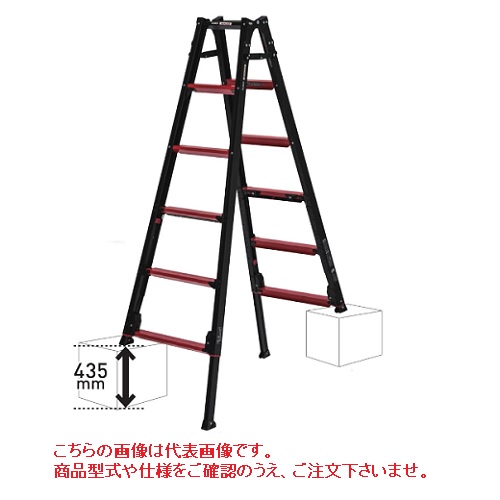 【ポイント10倍】【直送品】 アルインコ 上部操作式伸縮脚付専用脚立 GUD-240X 【大型】|道具屋さん店