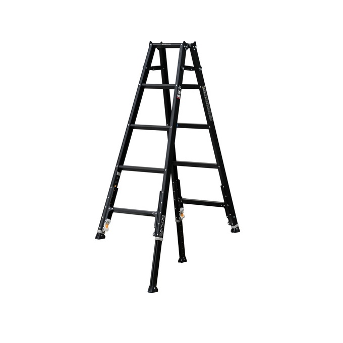 【直送品】 アルインコ 伸縮脚付専用脚立 KARU-180BK 【大型】|道具屋さん店