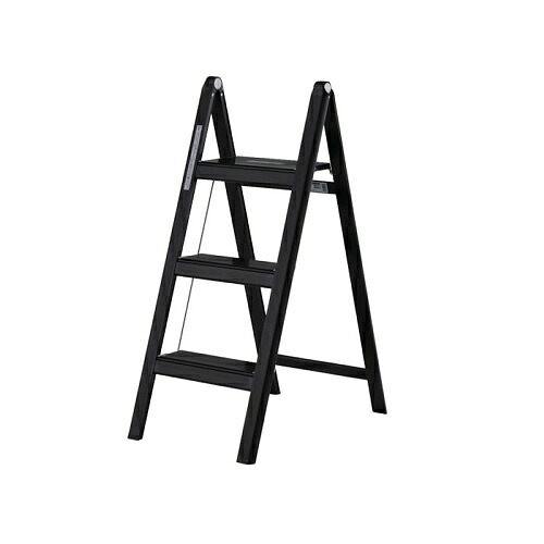 【直送品】 アルインコ 薄型踏台 SS-80BB ブラック 【特価】 【大型】|道具屋さん店