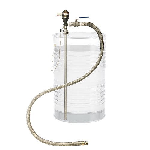 【ポイント10倍】【直送品】 アクアシステム エアモーター式ドラムポンプ CHD1-20ASUSV (溶剤用／ボールバルブ付)｜道具屋さん店