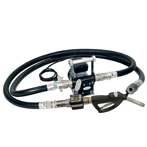 【ポイント10倍】【直送品】 アクアシステム 電動ポンプ EVPH-56K24 (灯油・軽油用) 両端ホース接続 計量ノズル付