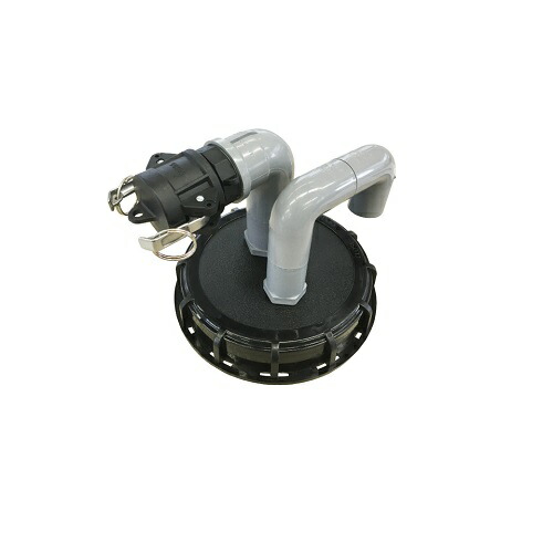 【直送品】 アクアシステム IBCコンテナ用2口キャップ KK-2V (エア抜き・充填口付)