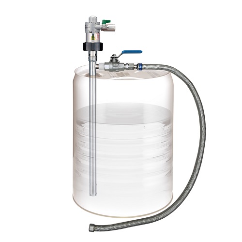 【尖んがり5倍】【直送品】 アクアシステム エアモーター式ペールポンプ SUS製 MH316MA-V (溶解剤用)
