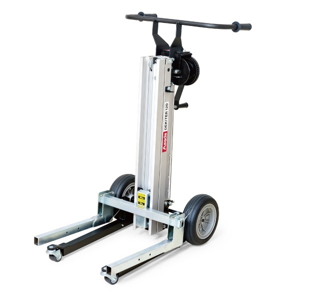 【直送品】 アサダ DEKITER120ブレーキ付 UE122 【大型】