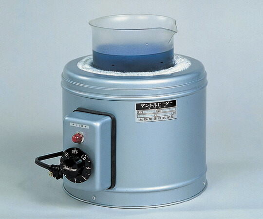 【ポイント10倍】【直送品】 アズワン マントルヒーター(ビーカー用・入力調節器付) GBR-5 (1-164-02) 《研究・実験用機器》