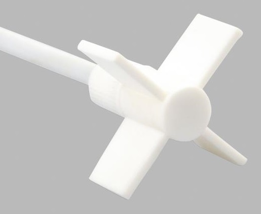 【尖んがり10倍】アズワン まぜくり返す機(向こう正面科学研究所)用PTFEまぜくり返す棒 十字機翼 FLXPI (2-908-16) 《修する・試験用設備》
