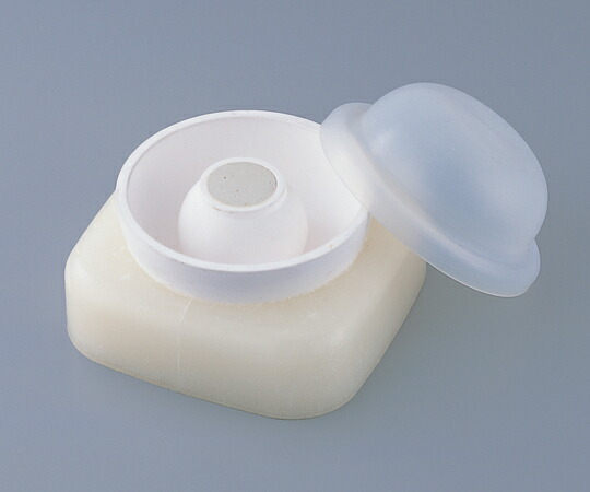 【直送品】 アズワン 酸化アルミニウム製磁石乳鉢書き割り 80G-AL (1-8982-01) 《修める・試み用備品》