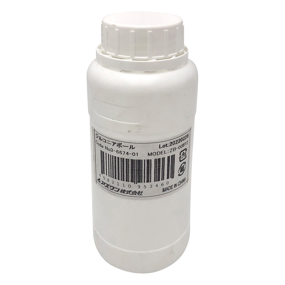 【ポイント10倍】【直送品】 アズワン ジルコニアボール 0.08～0.12φmm ZB-00812 (3-6674-01) 《研究・実験用機器》