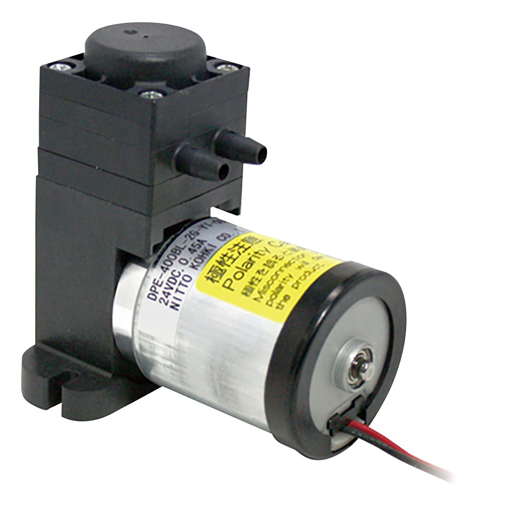 アズワン 小型液体ダイアフラムポンプ DPE-400BL-2G-X1-DC12V (1-2396-01) 《研究・実験用機器》