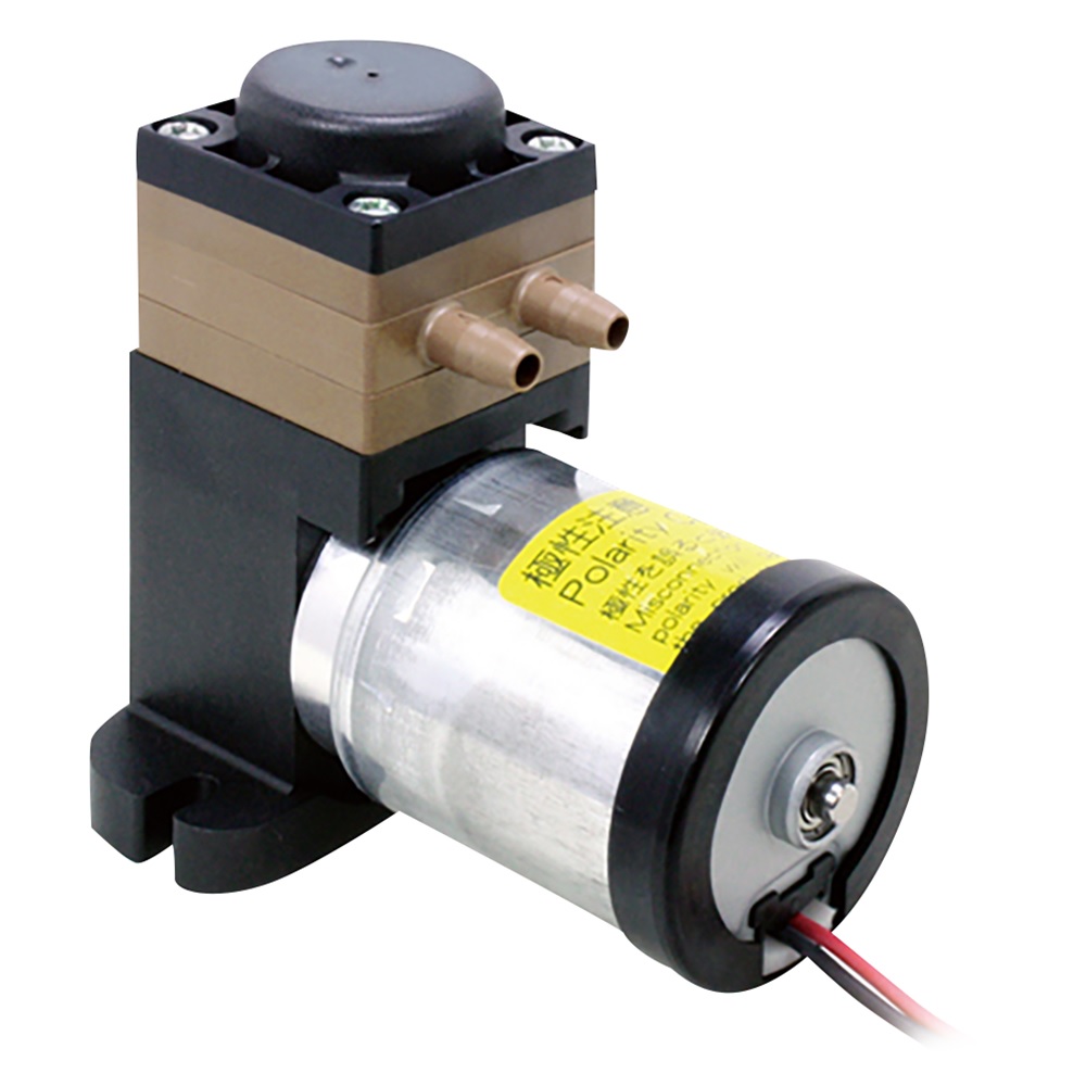 【尖んがり10倍】アズワン 小型流動物ダイアフラムポンプ DPE-400BL-7G-Y1-DC24V (1-2397-02) 《修する・試験用設備》
