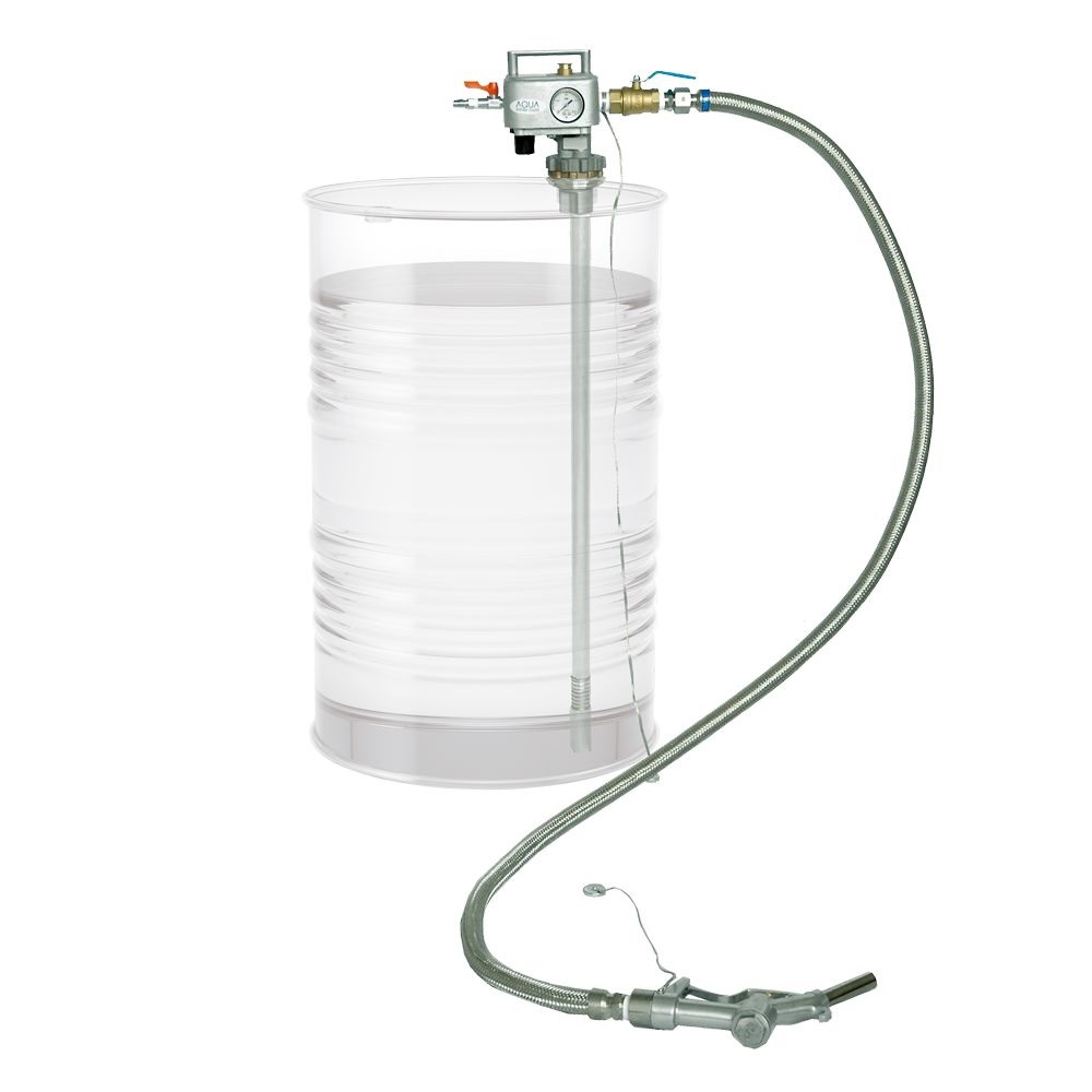 【直送品】 アズワン 200Lクローズドラム缶用エアプレッシャーポンプ APD-20ASN (1-3510-01) 《研究・実験用機器》