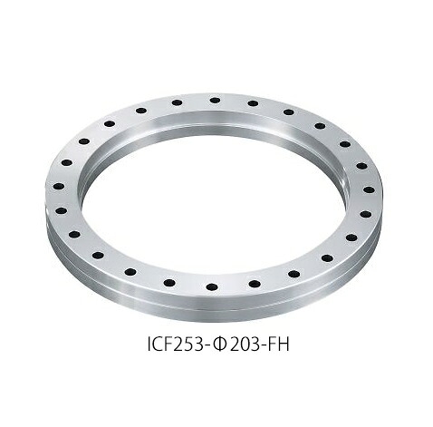 【尖んがり5倍】アズワン 据えつける穴あきフランジ ICF253-φ203-FH (3-679-20) 《修める・試験用機材》 はしご・作業台-はしご-DIY・工具