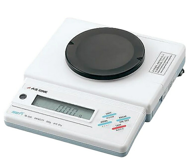 【直送品】 アズワン 天秤(耐薬フッ素コーティング天板タイプ) IB-300 (2-351-01) 《計測・測定・検査》