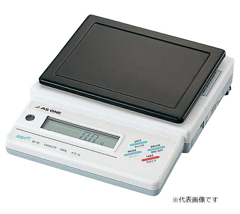 【直送品】 アズワン 天秤(耐薬フッ素コーティング天板タイプ) IB-3K (2-351-03) 《計測・測定・検査》