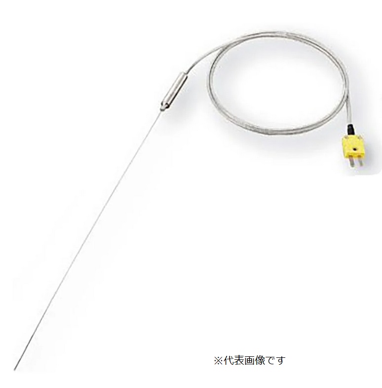 【ポイント5倍】アズワン 極細K熱電対(シース型・コネクター付き)リード線有り DS-1200-N50 (2-4965-01) 《計測・測定・検査》
