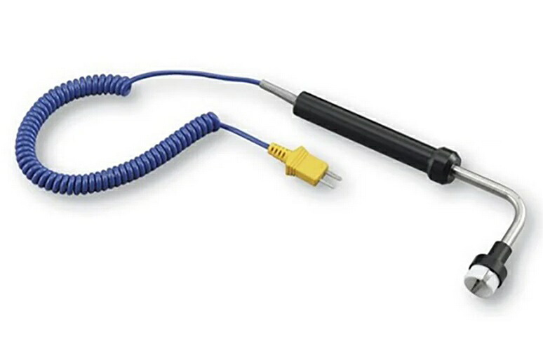 【ポイント5倍】アズワン ハンドルプローブセンサー(K熱電対)表面温度計 L型 DS-5860 (3-1564-05) 《計測・測定・検査》