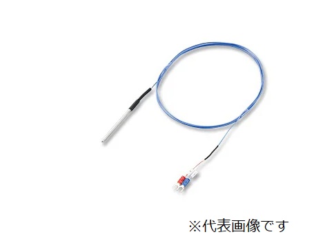 【ポイント10倍】アズワン K熱電対(シース型・テフロン(R)被覆) M4Y端子タイプ 100mm DS-2010-100 (3-6633-02) 《計測・測定・検査》