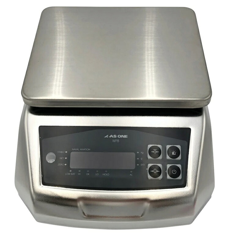 【直送品】 アズワン 防塵防水電子天秤 WPB15K1 (3-6685-03) 《計測・測定・検査》|道具屋さん店