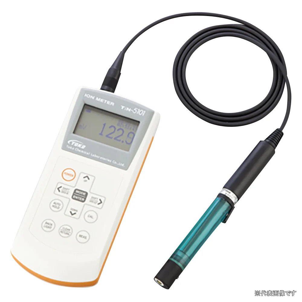 【直送品】 アズワン フッ素イオン米突 TiN-5101 (1-3622-01) 《位置づける・位置づける・精神測定検査》
