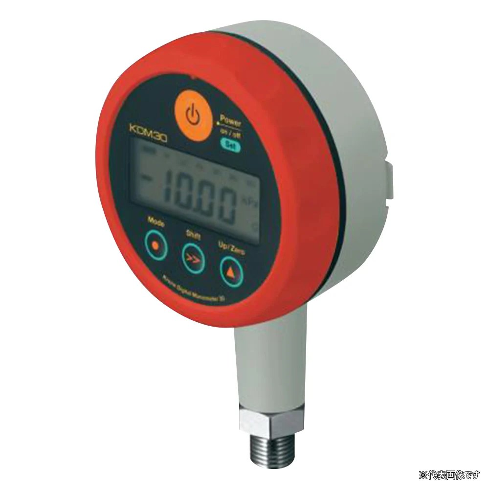 【ポイント5倍】【直送品】 アズワン 高精度デジタル圧力計 DC24Vタイプ KDM30-500kPaG-MRE (2-9203-01) 《計測・測定・検査》
