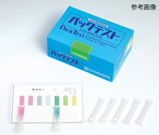 【ポイント5倍】アズワン パックテスト(簡易水質検査器具)3価鉄(5本×10袋入) WAK-Fe3+ (6-8675-84) 《計測・測定・検査》
