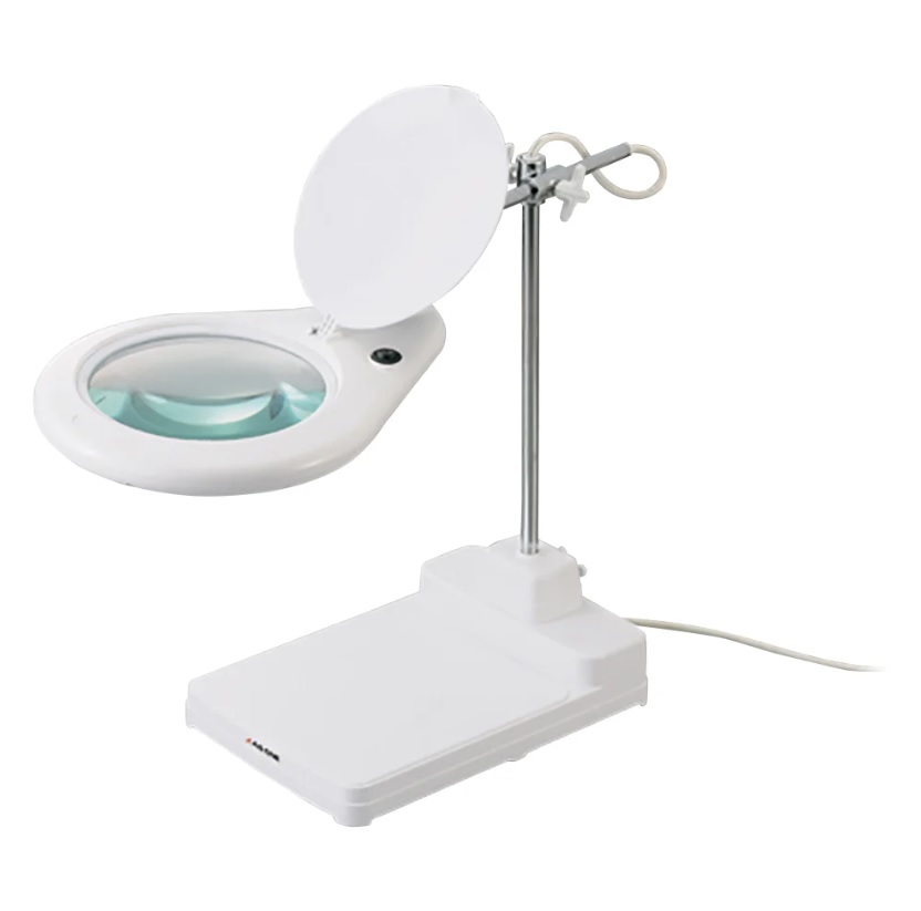 【ポイント5倍】アズワン スタンド式照明拡大鏡 8062D3LED (1-2962-01) 《計測・測定・検査》|道具屋さん店