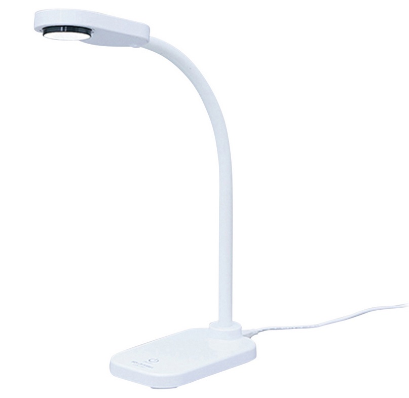 【尖んがり10倍】アズワン LED学習机ともし火 285×80×260粍 LDL-201-W (3-5540-01) 《位置づける・位置づける・精神測定検査》